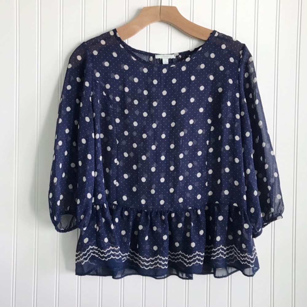 ⭐️ 3 for $25 Polka Dot Blouse